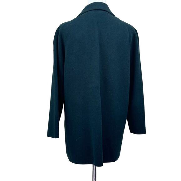 J. Crew green Sophie Open Front Sweater Blazer, large, office, cool weather - Picture 2 of 7